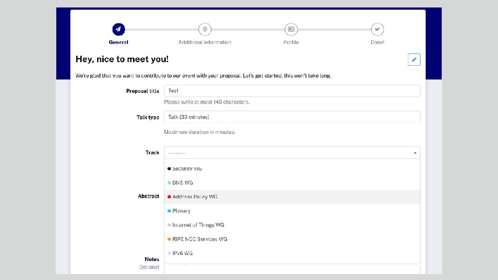 Call for presentations image