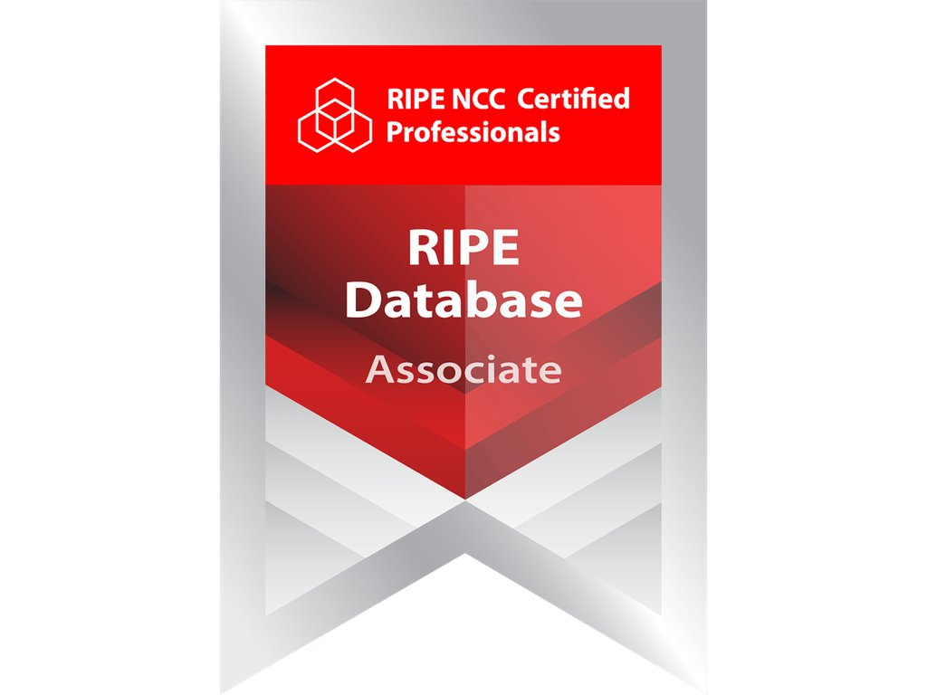 RIPE Database Associate badge