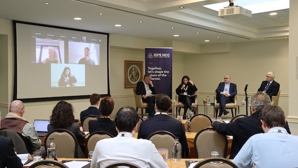 Photograph of speakers at the roundtable