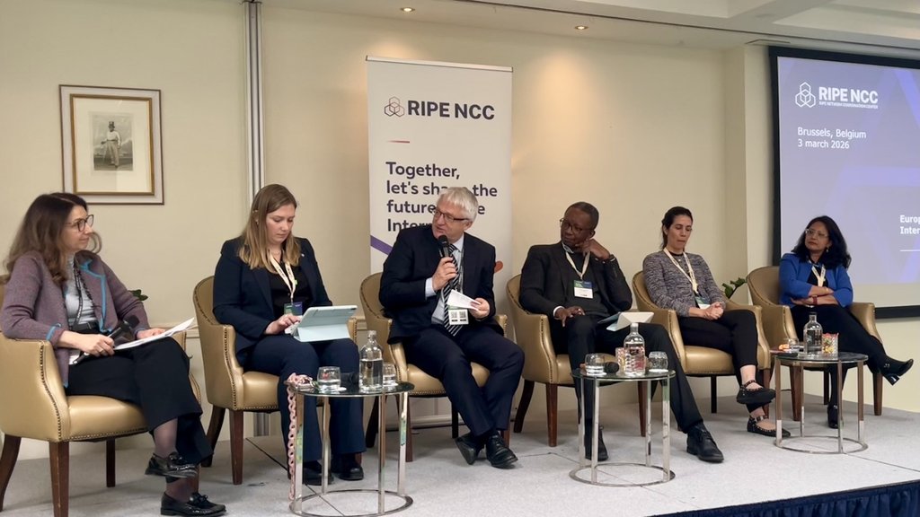 A panel discussion at the roundtable.